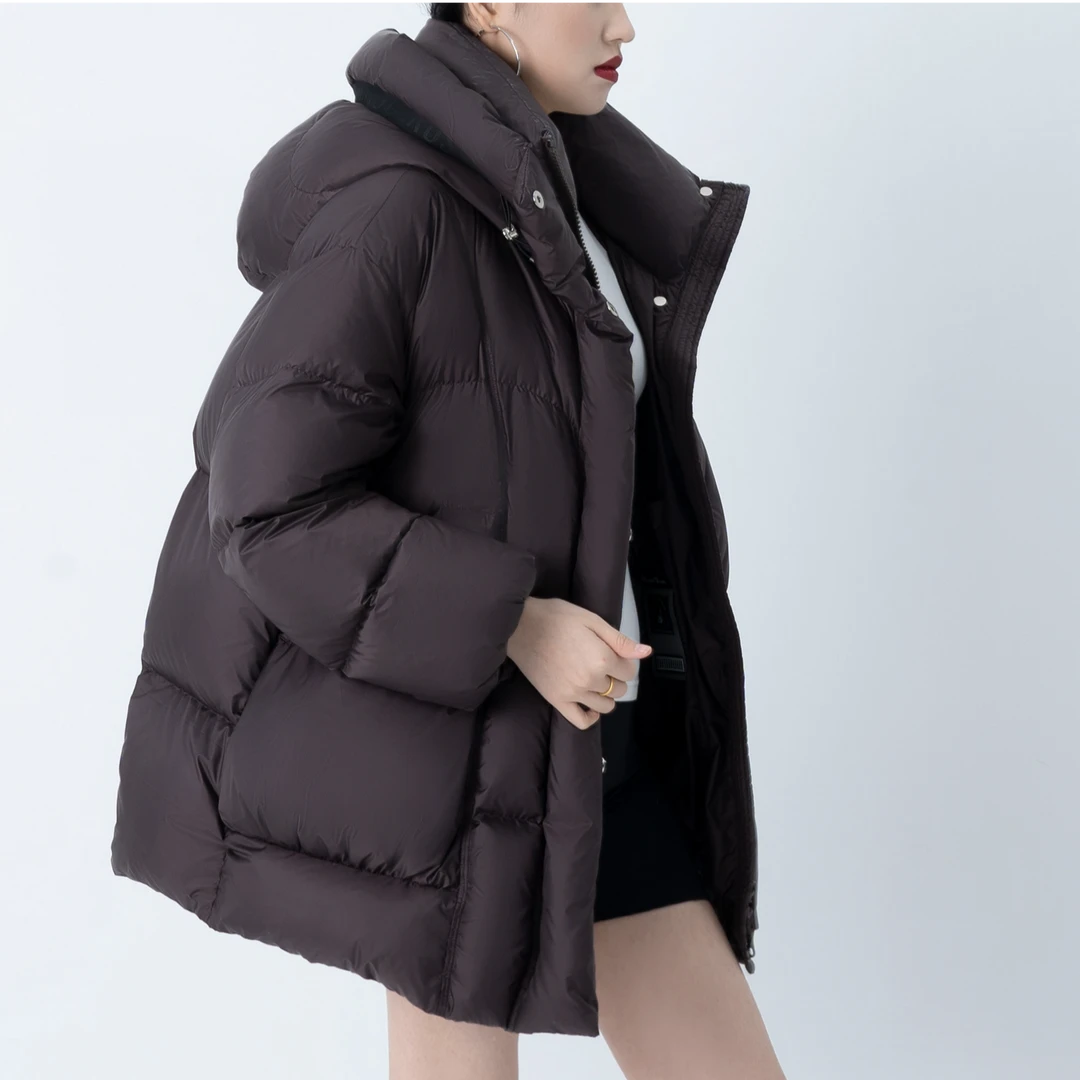 【蒙顿】微光零压系列：蓄热黑科技95鸭绒高级简约舒适时尚羽绒服