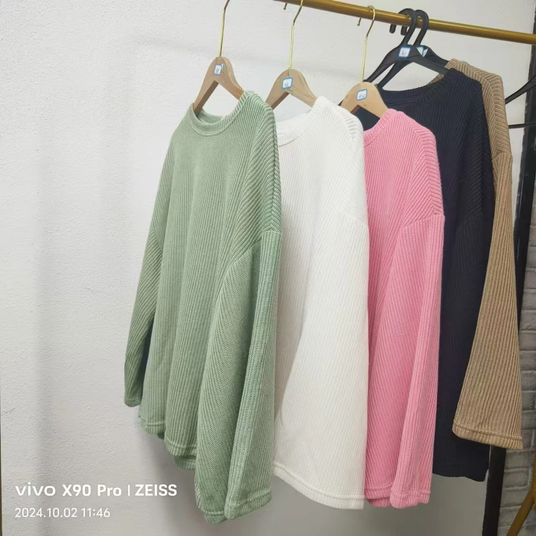 品牌剪标   7仓Y1-3-2178款   中袖圆领针织毛衣