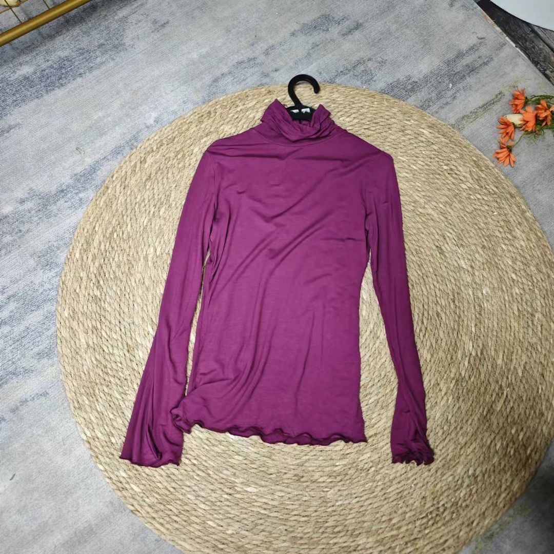 唯琳剪标   8仓B5-13-2742款 紫色超弹打底衫
