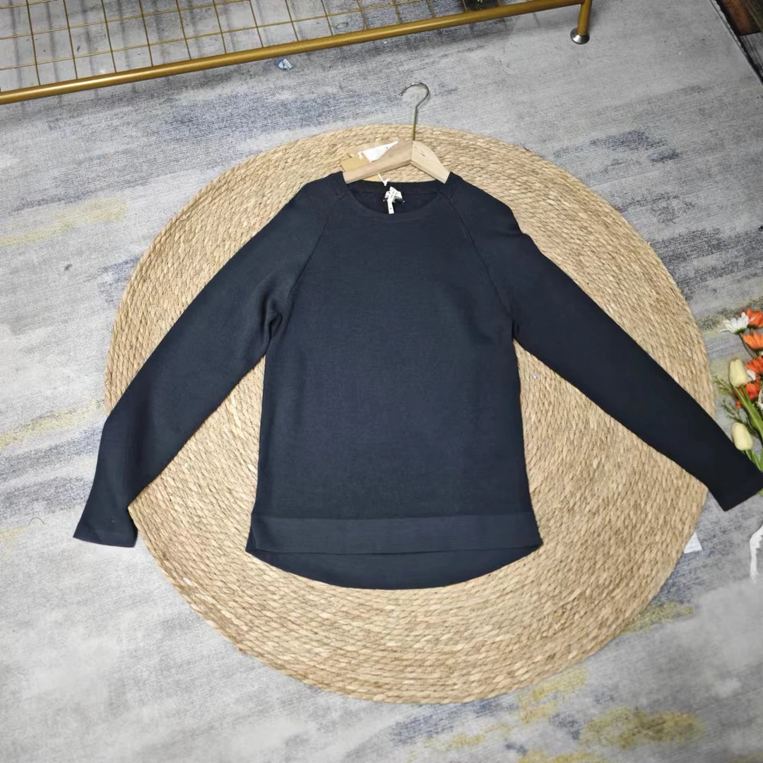 唯琳剪标  8仓B5-3-7313款  针织圆领长袖T恤