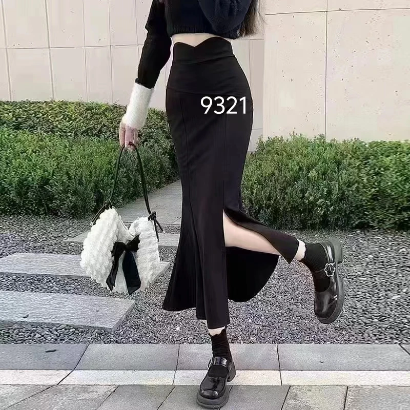 唯琳剪标 7号仓S1-5-9321 黑金鱼尾半身裙