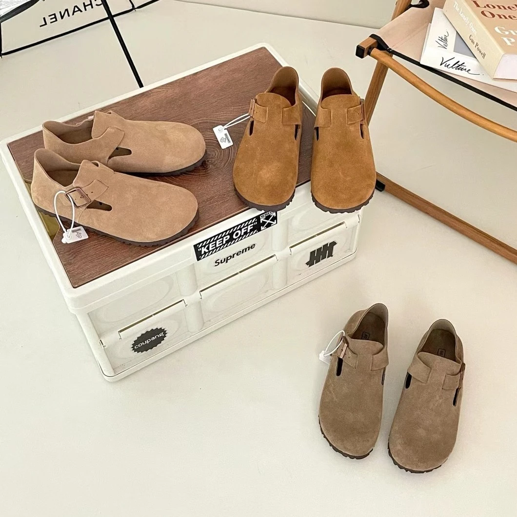 2003网红爆款【勃肯全包单鞋】经典百搭舒适 勃肯全包软木单鞋休闲