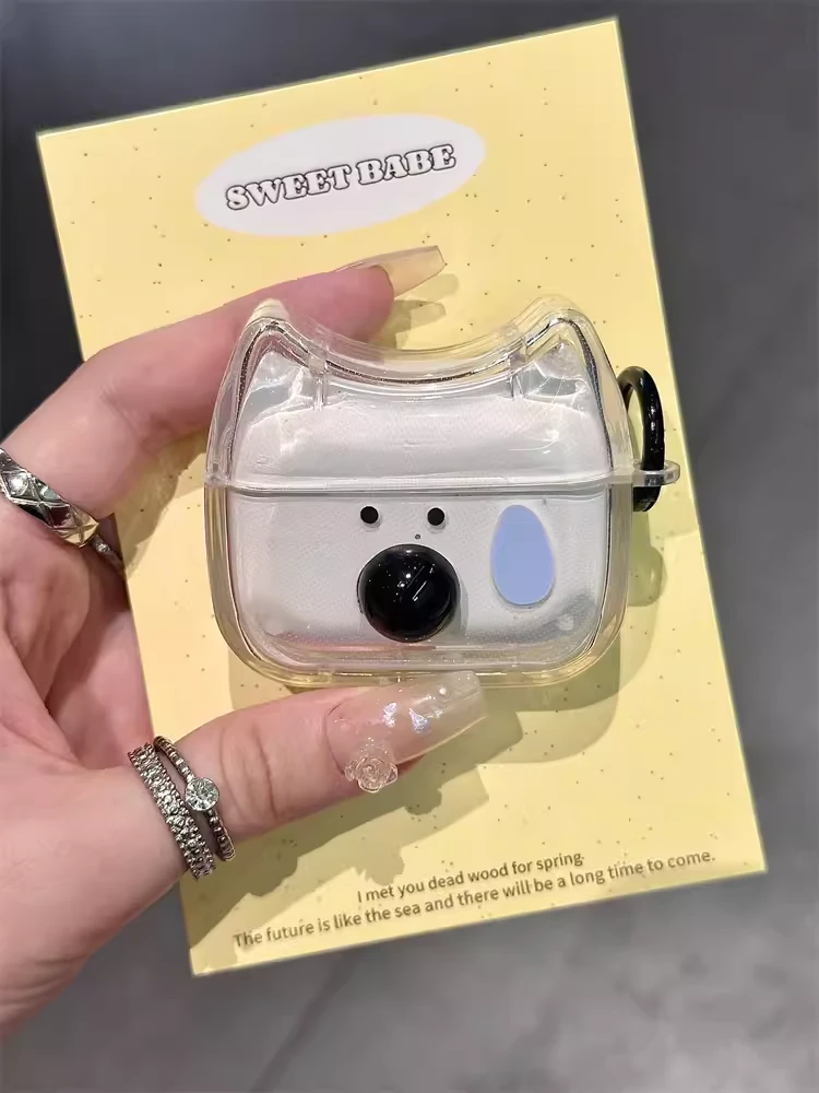 立体小狗鼻子适用airpods3代趣味pro二代耳机保护套苹果1/2代蓝牙