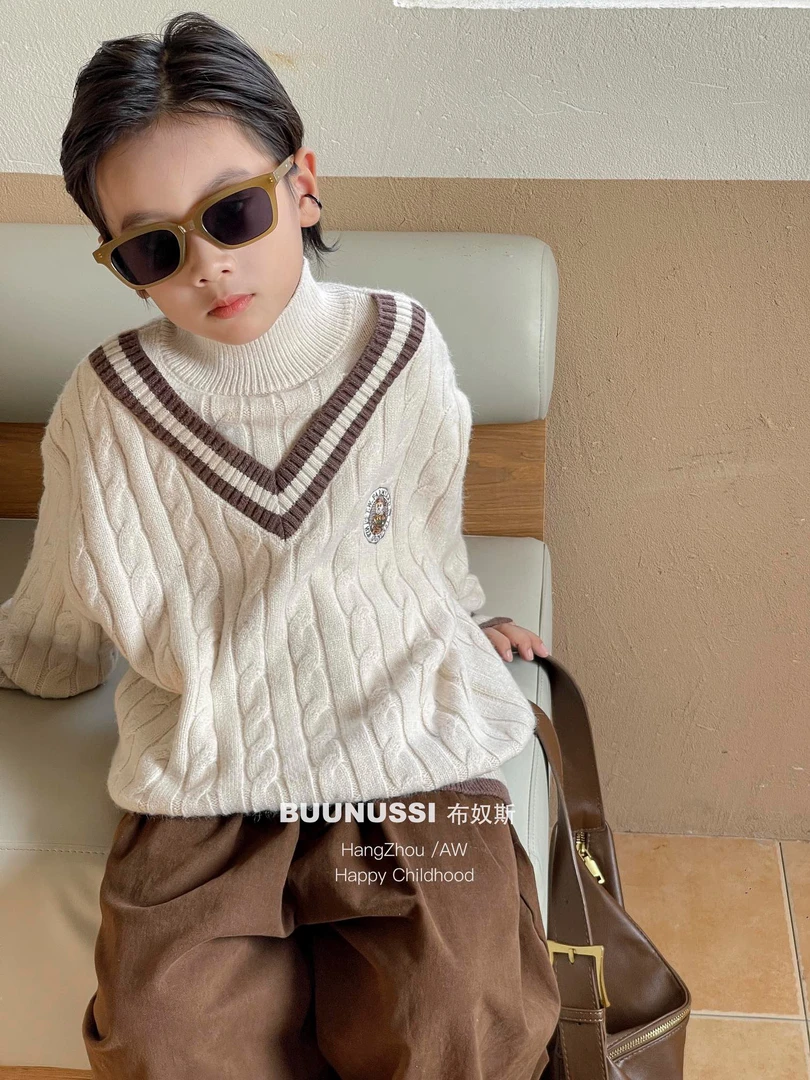 2023秋冬童装万能扣