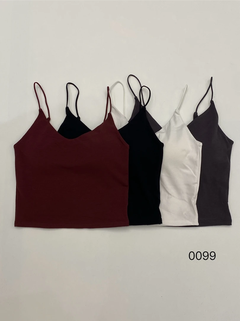 【0099】V领百搭吊带美背内衣背心