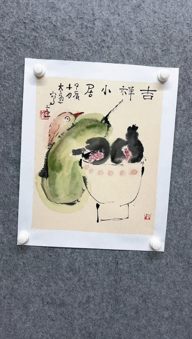 【闪购商品】绘画写意画花鸟画手绘
