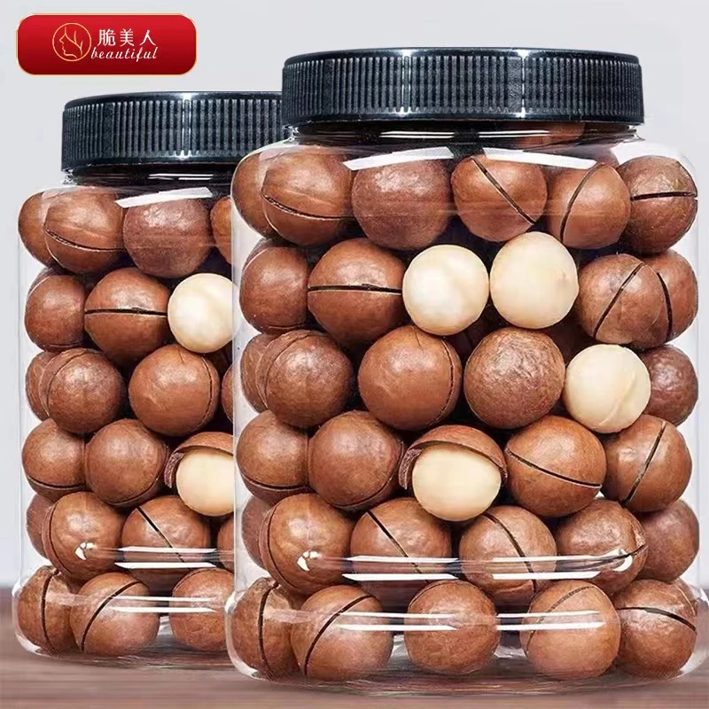 脆美人新货夏威夷果奶油味大颗粒500g*2罐干货坚果新鲜孕妇零食