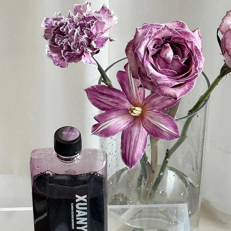 鲜花包装 鲜花吸色剂花店用品鲜花吸色剂diy吸色上色持久无异味