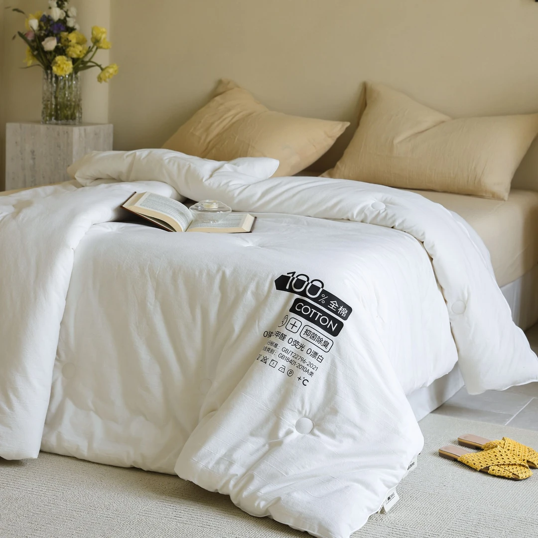 【新品】新款A类大豆被柔软抑菌单人学生宿舍-被子春秋加厚家用