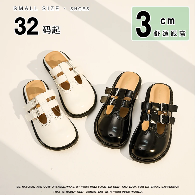 【3.8断码】3334小码夏季包头低跟春夏百半拖凉鞋百搭单鞋