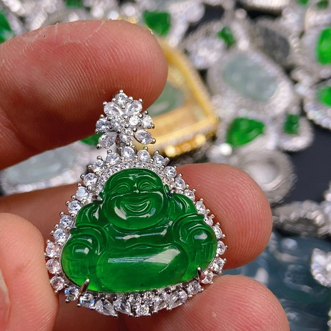 翡翠吊坠(不含链)未镶嵌605吊坠