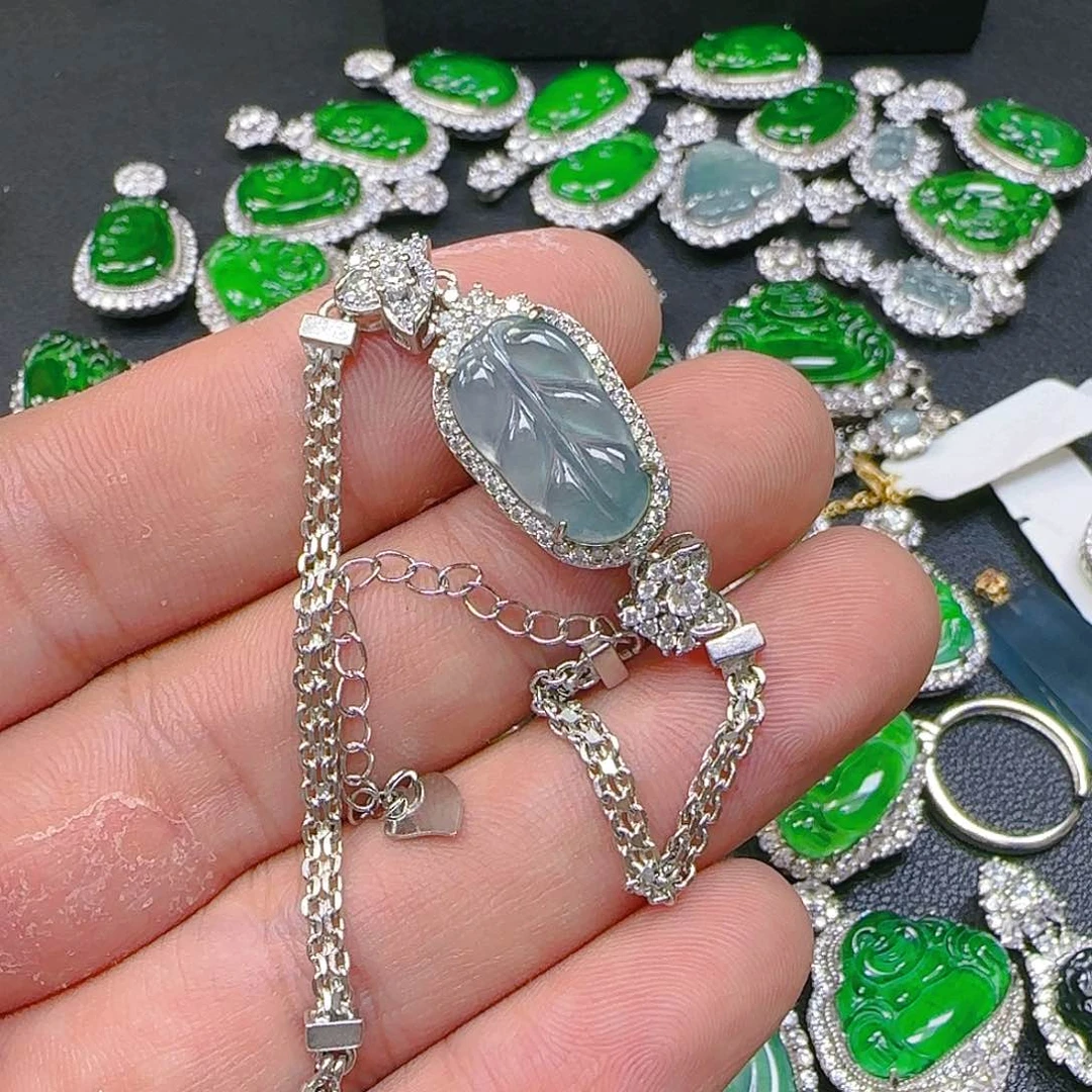 翡翠手链未镶嵌383手链