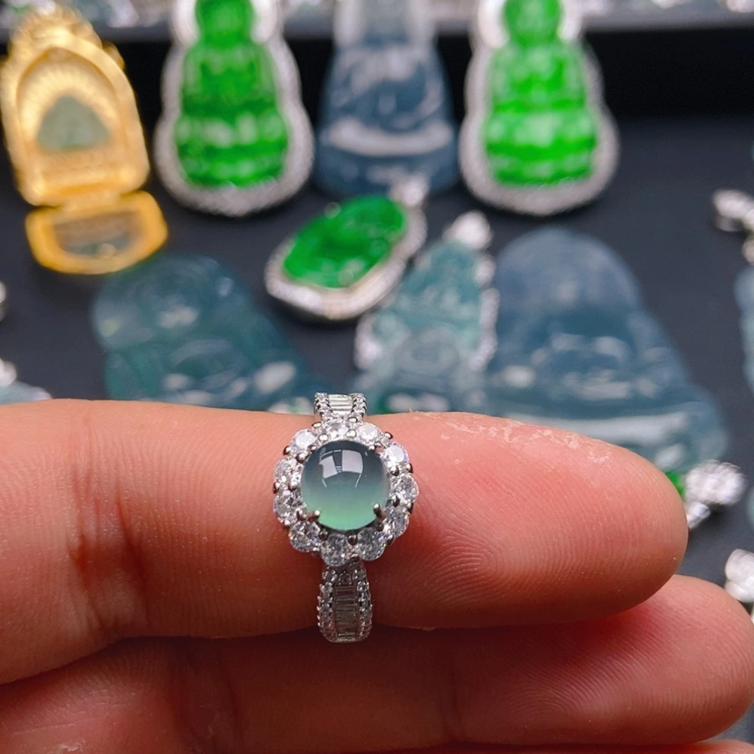 翡翠戒指未镶嵌227戒指