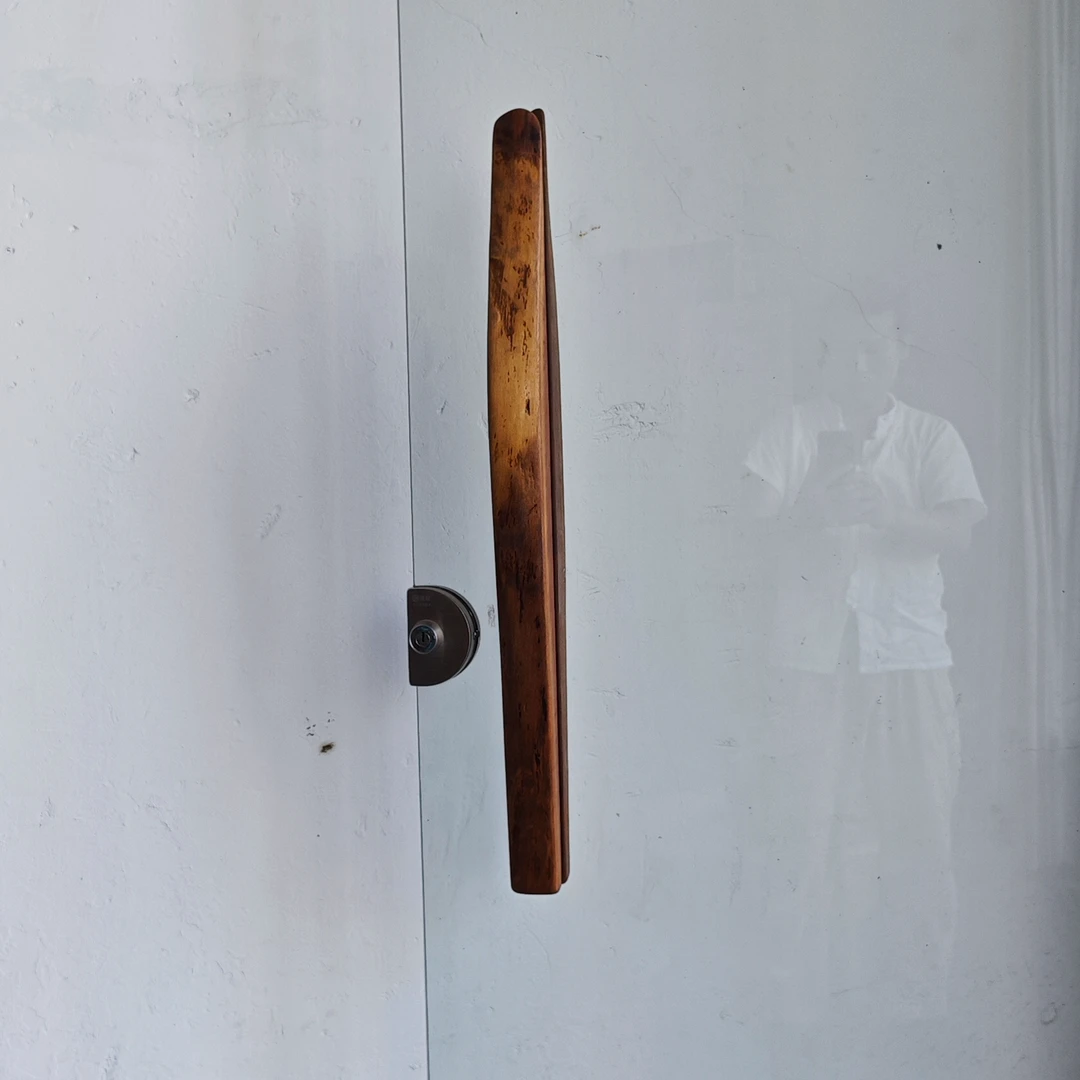 高端原木创意  随形 玻璃门把手