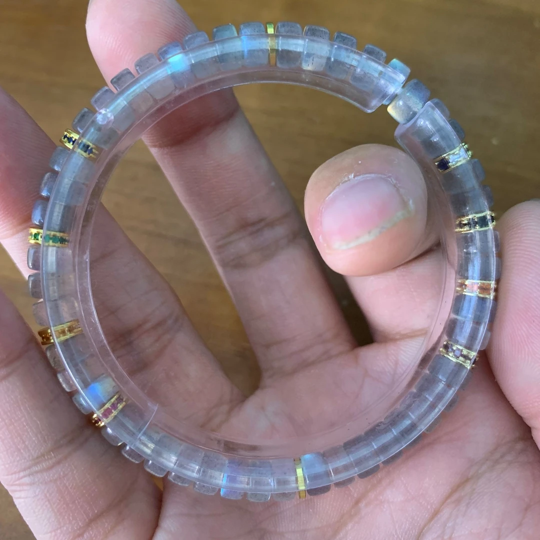 非金属珐琅手链 【胭脂兔】药片月光 精工打磨，单圈归圆款式