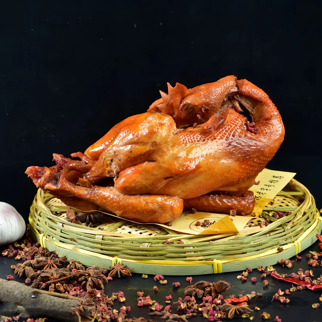 2只柏木熏鸡甄选正宗红毛老鸡 整鸡特产开袋即食