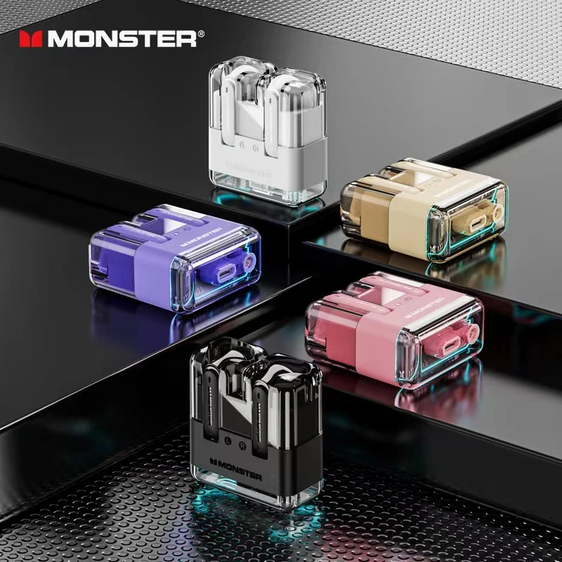 MONSTER/魔声XKT-12无线耳机个性运动半入耳式电竞游戏男女新款