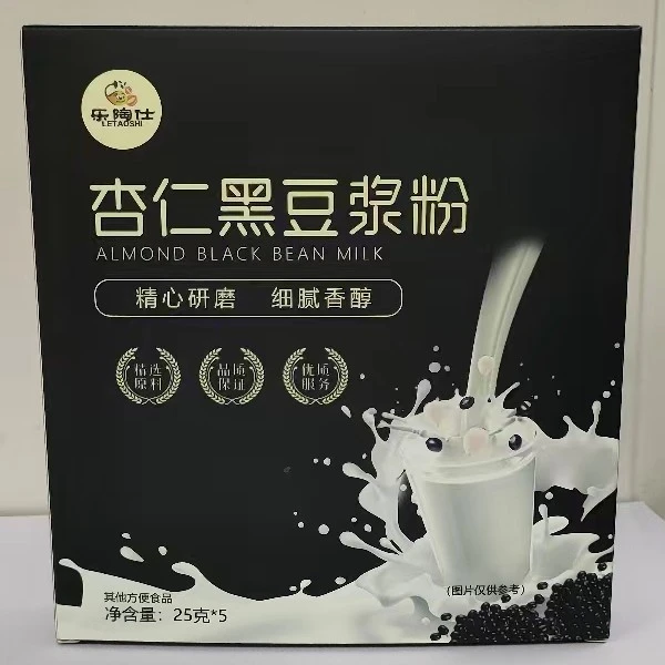 乐陶仕杏仁黑豆粉  25克*5  条独立包装即食代餐粉优质营养冲饮