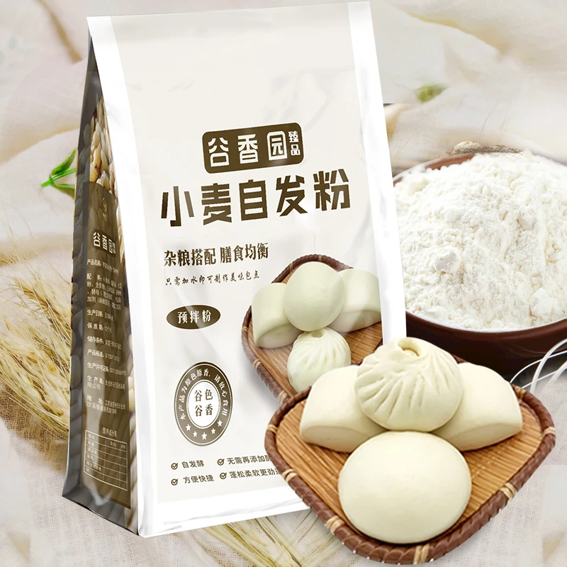谷香园免醒发小麦粉自发粉发酵馒头包子花卷杂粮营养粉高筋面粉