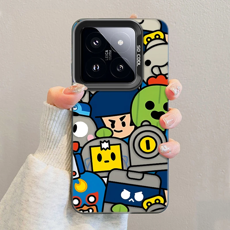 卡通涂鸦适用小米15手机壳小米14/13Pro个性红米K70Pro防摔保护