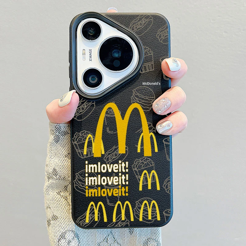 满屏M记适用华为pura70Pro手机壳70ultra卡通Mate60/50全包防摔