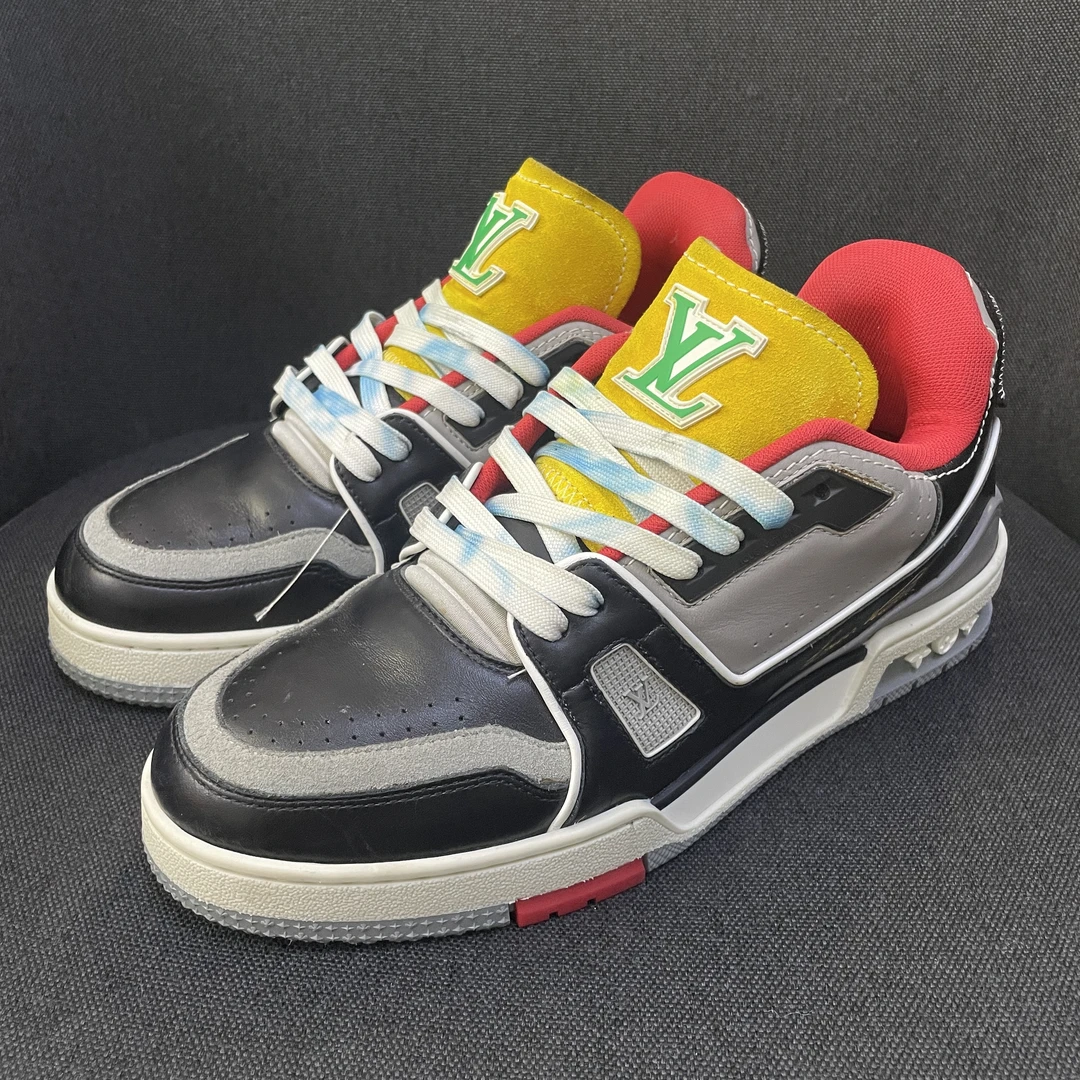 LouisVuitton/路易威登黑水泥秀款Trainer休闲板鞋（海蜀黍福利）