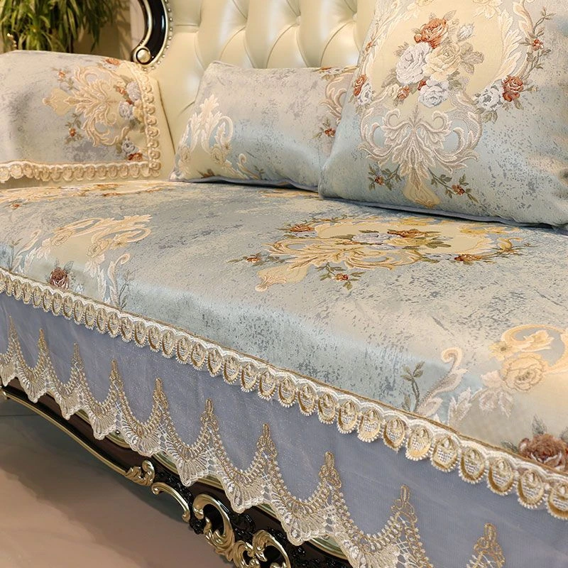 欧式沙发垫子四季通用高档防滑坐垫美式轻奢真皮沙发套罩盖布新款