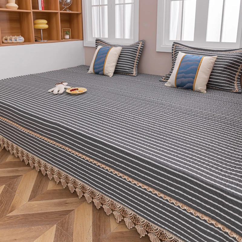 纯棉榻榻米炕盖炕单防滑夹棉夏季全棉四季通用土炕农村床单火炕