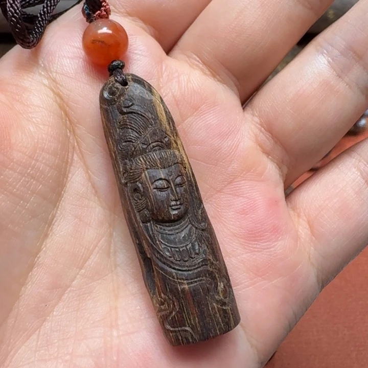 沉香吊坠馨安居沉香定制款