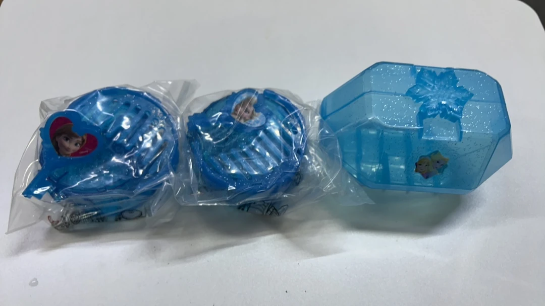 蓝色收纳盒三个原包装