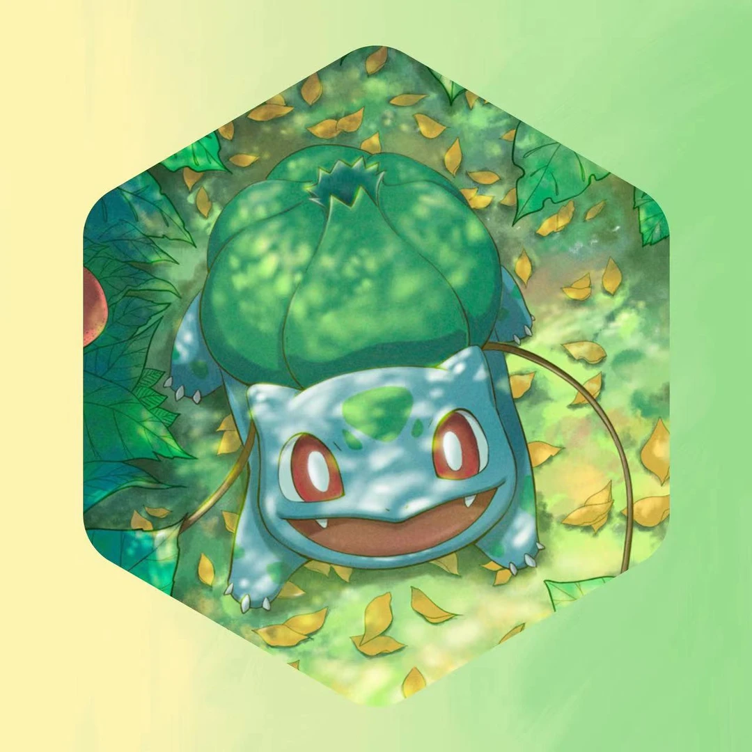 【初代御三家】 小精灵同人明信片9张一套 pokemon卡通