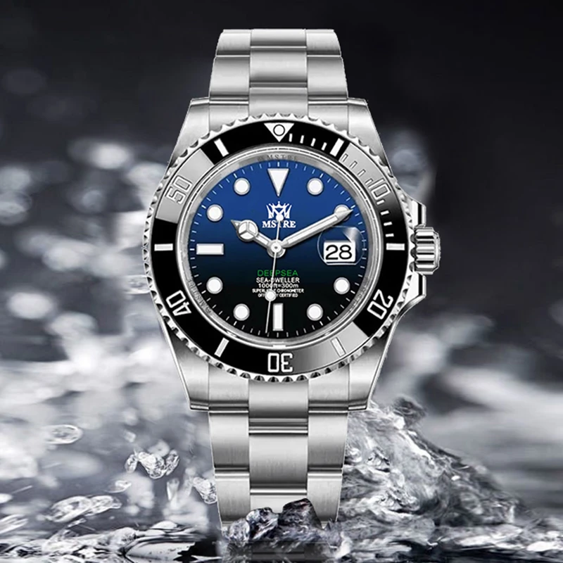 MSTRE/名仕爵（诗诗3）GG装经典渐变防水夜光高端男士腕表 sy lhsg