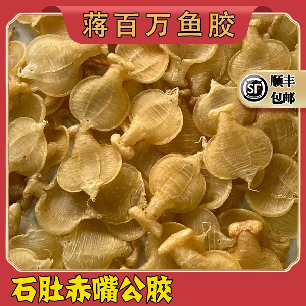 广东 蒋百万石肚赤嘴公鱼胶1-500g（直播间现称花胶）