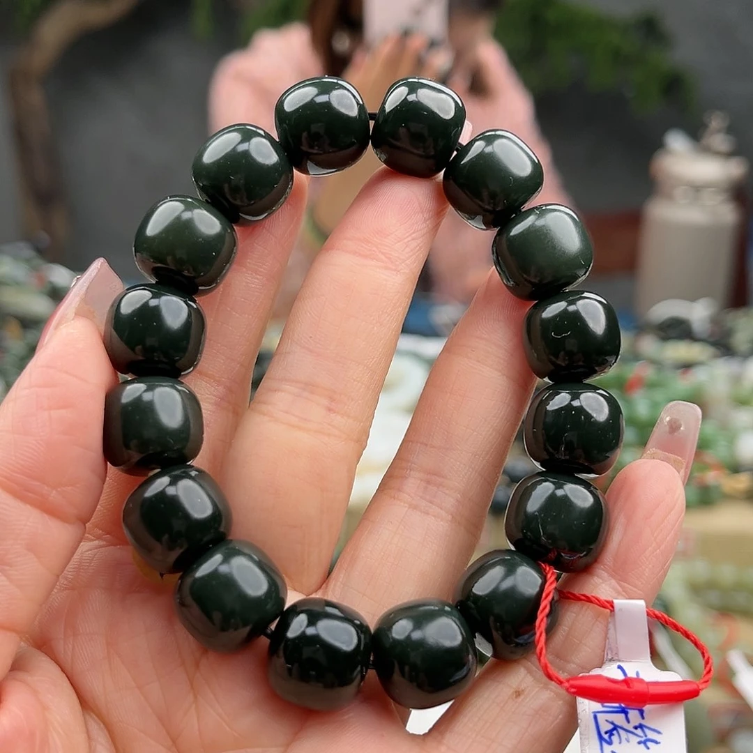 和田玉手串未镶嵌