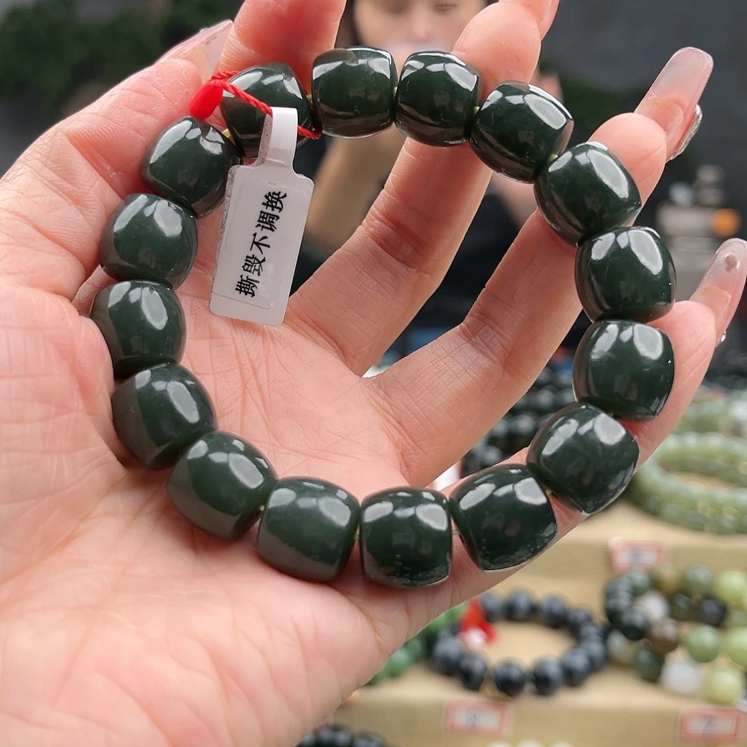 和田玉手串未镶嵌