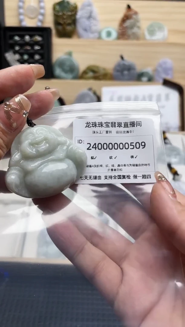 【闪购商品】翡翠颈饰未镶嵌天然缅甸A货翡翠2400000509