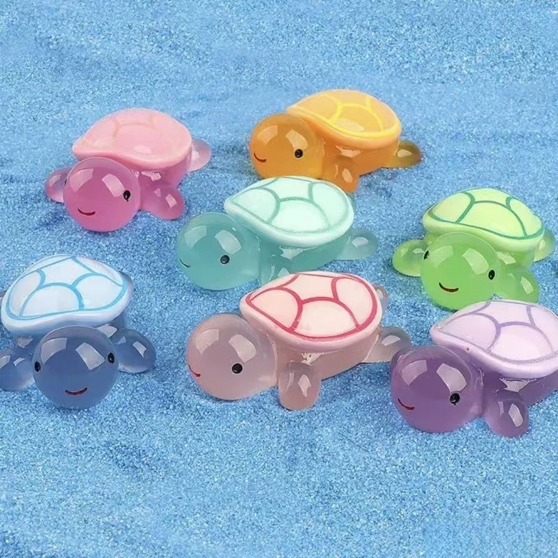 【直播拆】树脂夜光乌龟diy桌面摆件