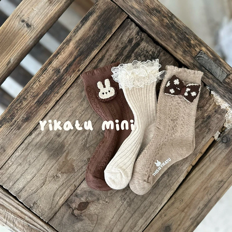 秋冬新款卡通防滑宝宝袜棉袜HelloKitty加厚保暖毛圈袜子日系韩版