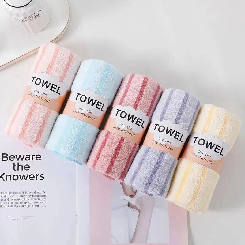 【到手5条】宽条纹毛巾  破损补发 有问题联系客服