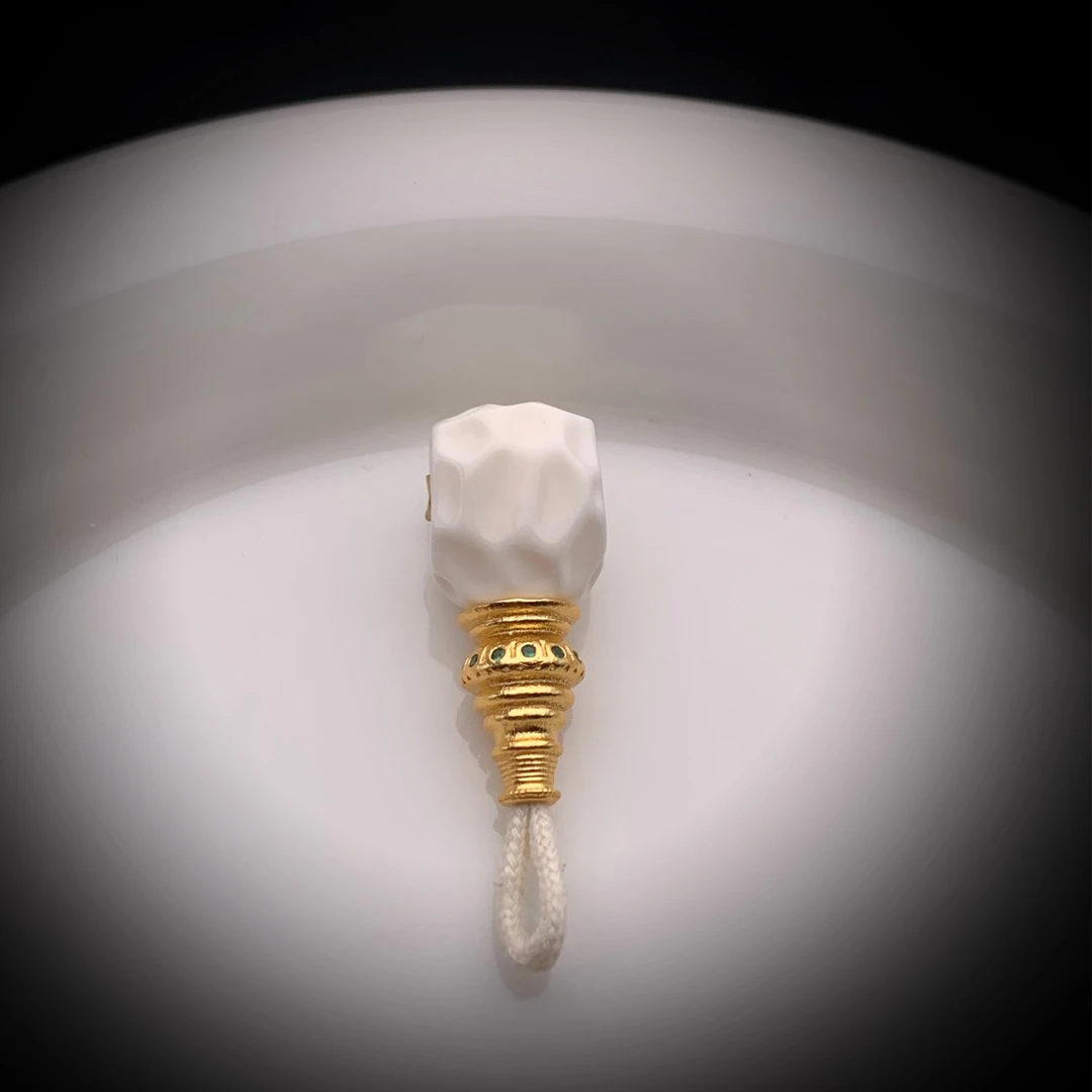 925银银制品 【可以出品】s925银塔驼骨三通对孔10.6×24.3配饰