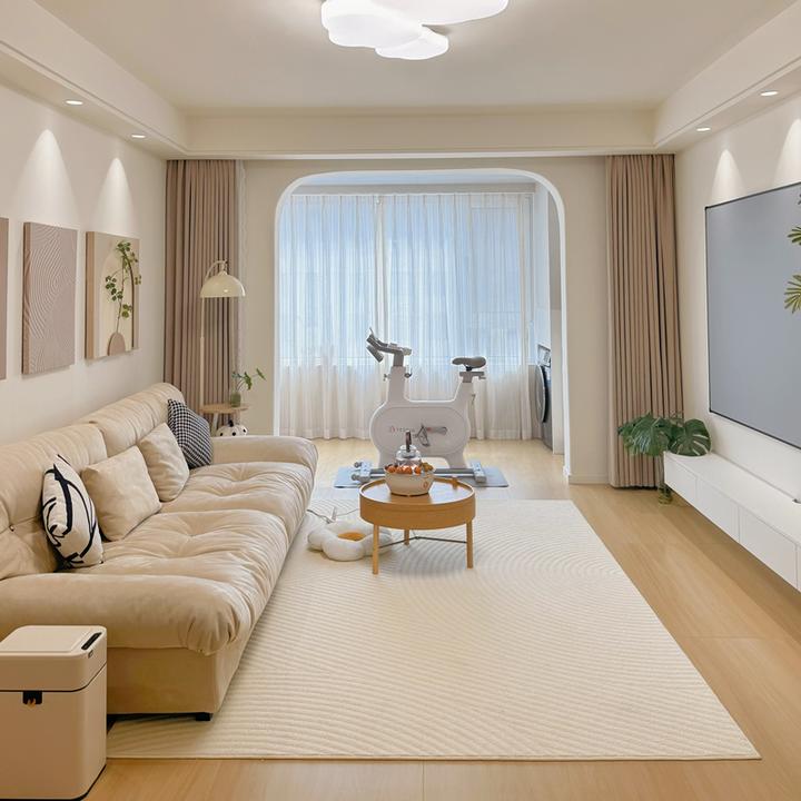 卡提菲亚浮尘|防水抗污客厅地毯轻奢高级沙发茶几毯卧室床边垫