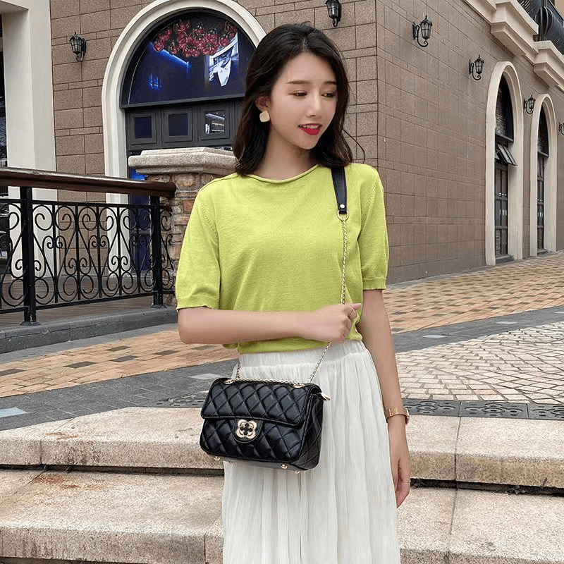 包包小香风时尚百搭菱格链条包大容量2024潮流新款女士单肩斜挎包