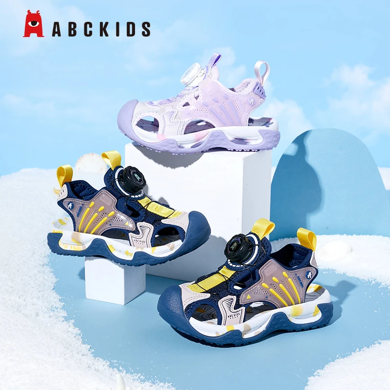【ABC童鞋专属】Abckids童鞋夏季新款软底防滑运动包头男女宝凉鞋