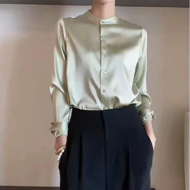 桑蚕丝服饰秒拍链接气质时尚百搭女士309-459