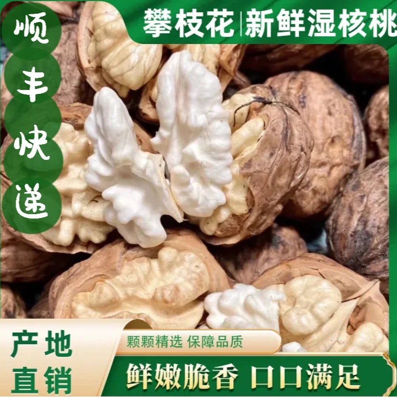【顺丰快递】攀枝花新鲜核桃 3/5斤装 鲜嫩脆香 产地直发