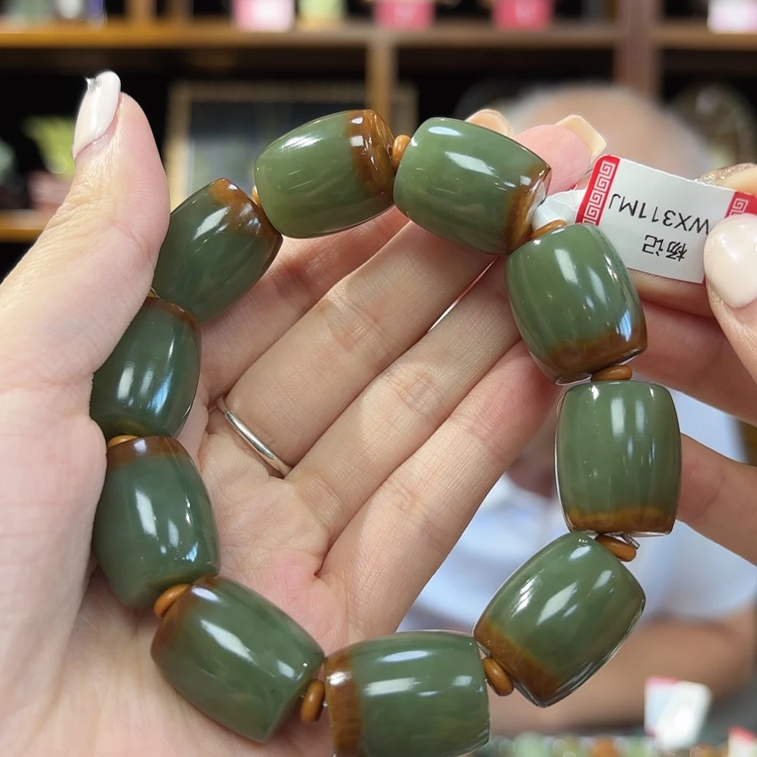 和田玉手串未镶嵌