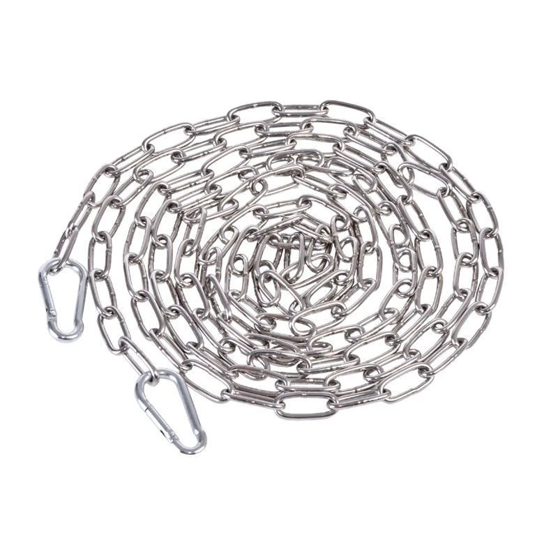 304不锈钢链条狗链护栏千秋晾衣绳防风防锈葫芦起重承重工作测量