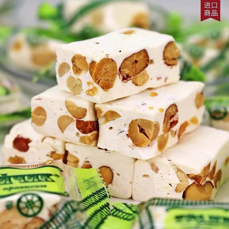 【东娃】国产俄宝多花生牛轧糖500g