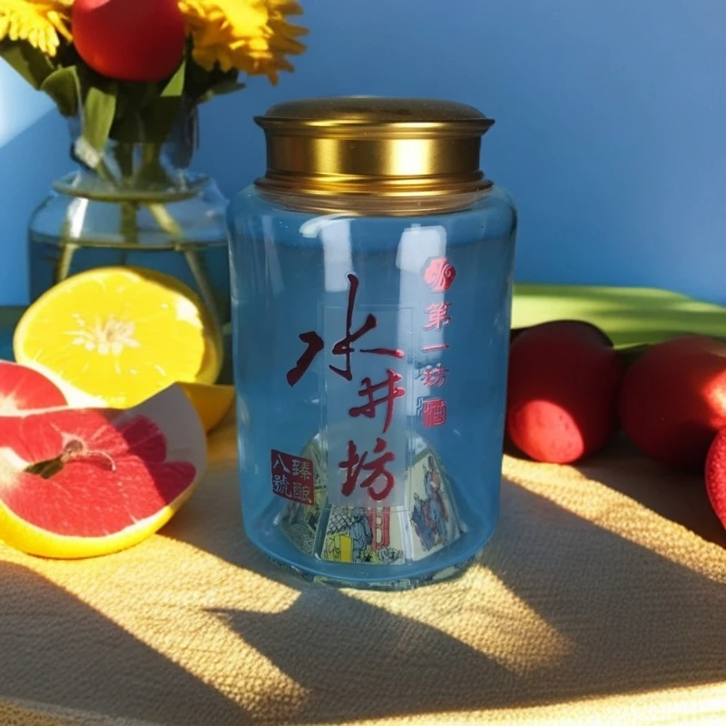 储物罐酒瓶改造密封罐储物透明高档储存便携家用陶瓷玻璃