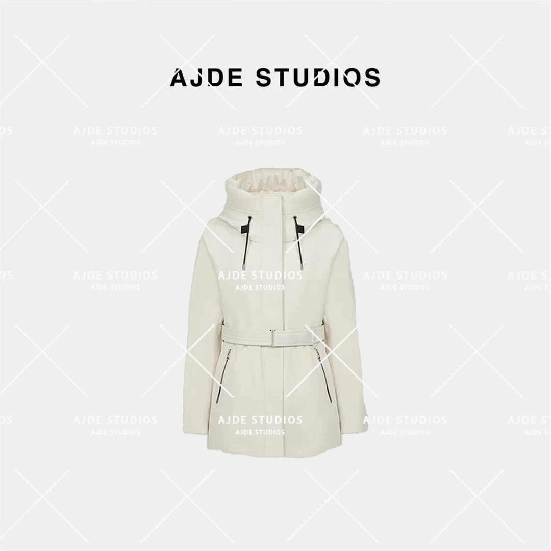 AJDE｜二合一收腰鹅绒服04